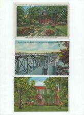 KENTUCKY vintage lot of twenty postcards from about 1910 to 1955 -- four linen picture