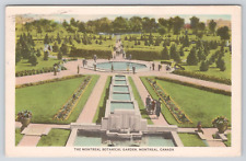 Postcard The Montreal Botanical Garden Montreal Canada White Border Posted 1951 picture