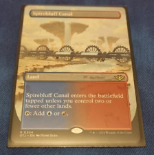 Spirebluff Canal BORDERLESS - Outlaws of Thunder Junction MTG picture
