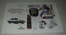 1990 Lexus ES250 Car Ad - What some sports sedan makers consider luxuries picture