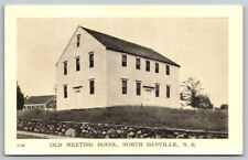 North Danville  New Hampshire  Old Meeting House    Postcard picture