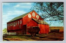 New Smithville, PA-Pennsylvania, Barn With Hex Sign Antique, Vintage Postcard picture