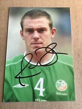 Richard Dunne, Ireland 🇮🇪 FIFA World Cup 2002 Photo hand signed picture