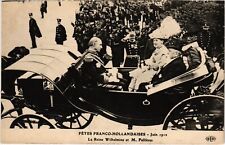 CPA Fetes Franco-Dutches 1912 Paris Reine Wilhelmine Royalty (1390784) picture