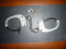 Original  french  national Gendarmery Handcuffs Rare +orig key* Excellent picture