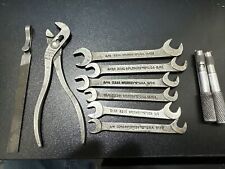 Vintage Plomb Plvmb Double Open-End Wrench Set USA picture