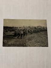 c1920's A German Charge Fixed Bayonets Chicago Daily News Military WWI Postcard picture