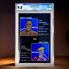 FAME: YOUNG MIKE TYSON PUNCH OUT HOLO FOIL MATT WAITE B CGC 9.8 2024 GCB625 🔥 picture
