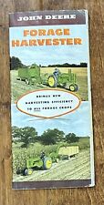 John Deere Forage Harvester 1952 Brochure/Booklet 21 Pages picture