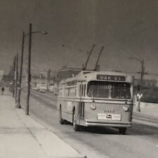Trackless Trolley Bus Columbus OH Ohio #603 Oak St Photo Veterans Memorial picture