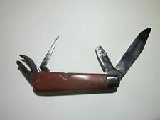 WENGER DELEMONT 1908-1915 Old Cross Swiss Army Knife Sackmesser Couteau Militair picture