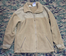 USMC Marine Corps Peckham Polartec Classic 300 Buffalo Fleece Jacket Brown Small picture