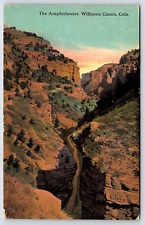 Postcard 1912 Williams Canon Colorado The Amphitheatre Landscape Vintage Color picture