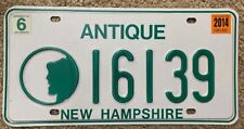 C6 Antique New Hampshire License Plate NH License Plate Old Man Of The Mountain picture
