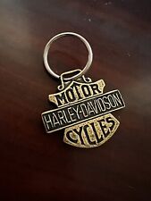 Vintage Harley Davidson Motorcycle Key Chain Pin Factory HD Hat Vest Jacket Pull picture