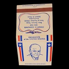 Vintage Dwight D Eisenhower Matchbook Presidents of the United States Matches picture