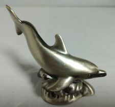 Lenox Brushed Pewter Dolphin Figurine picture