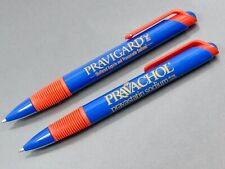 Pravigard & Pravachol Drug Rep Pharmaceutical Promo Advertising Pens Lot of 2 picture