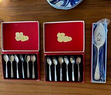 HOTEL STATLER Vintage Silver Plated tea Spoon set 12 International Silver Co BOX picture