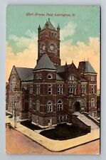 New Lexington OH-Ohio, Court House, Vintage Postcard picture