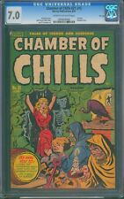 Chamber of Chills #21 (#1) ⭐ CGC 7.0 ⭐ 1st Issue Pre-Code Horror PCH Harvey 1951 picture