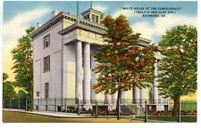 Richmond Virginia VA, White House of the Confederacy Vintage Linen Postcard picture