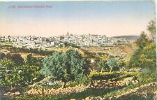 Bethlehem Israel General View, Bird's Eye View, Litho Postcard Unused picture