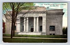 Ann Arbor MI-Michigan, Alumni Memorial Hall, University, Vintage c1909 Postcard picture