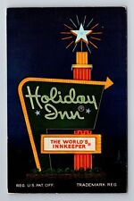 Statesville NC-North Carolina, Holiday Inn, Marque, Vintage c1978 Postcard picture