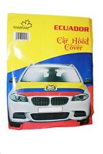 ECUADOR COUNTRY FLAG CAR HOOD COVER .. HIGH QUALITY ..  NEW picture