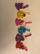 Vintage 80's Plastic Bell Charms Jingle Bells Lot of 6 Pre-Owned picture