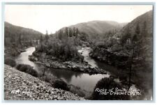 c1940's Smith River Forks View Near Crescent City CA RPPC Photo Postcard picture