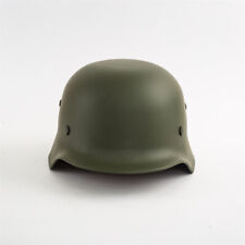 M35 Steel Helmet Pure Steel Outdoor Helmet World War II German Replica Props picture
