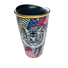 Starbucks + Tristan Eaton Coffee Mug Tumbler Sumatra Tiger Travel Cup 12 oz Lid picture