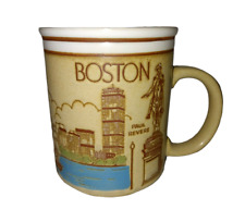 Vintage Boston Massachusetts Cityscape Coffee Mug Tea Cup Massachusetts Souvenir picture