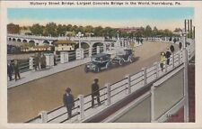Mulberry Street Bridge Harrisburg Pennsylvania Postcard picture