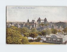 Postcard London Tower and Tower Bridge London England picture