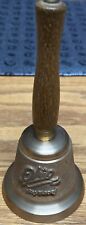 Vintage Ohio 1803-2003 Bell, Wooden Handle, Brass Bell & Brass Ball picture