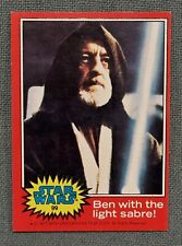 1977 Topps Star Wars #99 Ben with the light sabre EX/MT picture