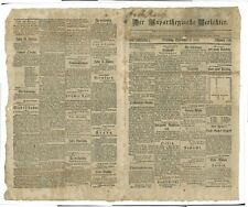 German Newspaper Lebanon PA 1821 picture