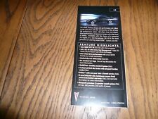 2008 Pontiac G8 Feature Highlights Booklets - Vintage - picture