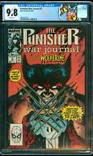 Punisher War Journal #6 CGC 9.8 Marvel Jim Lee Cover 1st Meet Vs Wolverine Label picture