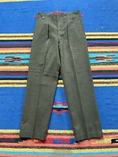 VINTAGE ROYAL CANADIAN ARMY CADET BATTLEDRESS TROUSERS 1957 WOOL 32x32 picture