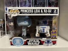 Funko POP Star Wars Princess Leia & R2-D2 Figures Limited Edition Summer... picture