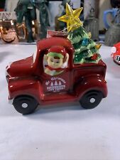 Mr.  Christmas Farm Fresh Red Pickup Truck with Mini Light-Up Star And Lights picture