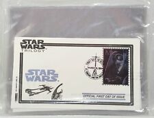 Vintage STAR WARS First Day Cover Collection 3 Stamps/Envelopes 1995 COA SEALED  picture