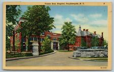 Vassar Brothers Hospital Poughkeepsie New York NY Linen Postcard July 1947 picture