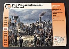 Transcontinental Railroad  Grolier Card, 1995 issue picture