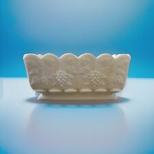 Vintage Westmoreland Paneled White Milk Glass Planter Pattern MINT COND picture