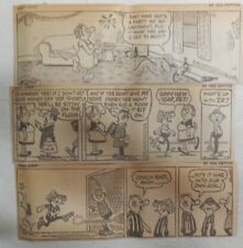 (312) Andy Capp Dailies by Reg Smyth from 1-12,1967 Size: 2.5 x 7 inches picture